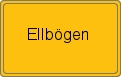 Ortsschild von Ellbögen