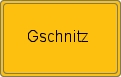 Ortsschild von Gschnitz