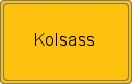 Ortsschild von Kolsass