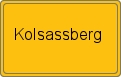 Ortsschild von Kolsassberg