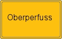 Ortsschild von Oberperfuss