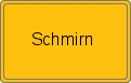 Ortsschild von Schmirn