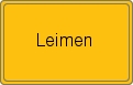 Ortsschild von Leimen