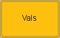 Ortsschild von Vals