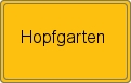 Ortsschild von Hopfgarten