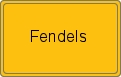 Ortsschild von Fendels