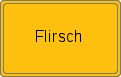 Ortsschild von Flirsch