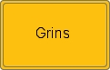 Ortsschild von Grins
