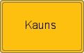 Ortsschild von Kauns