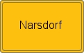 Ortsschild von Narsdorf