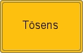 Ortsschild von Tösens