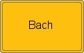 Ortsschild von Bach