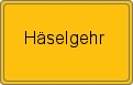 Ortsschild von Häselgehr