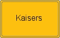 Ortsschild von Kaisers