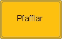 Ortsschild von Pfafflar