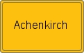 Ortsschild von Achenkirch