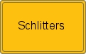 Ortsschild von Schlitters