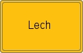 Ortsschild von Lech