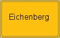 Ortsschild von Eichenberg