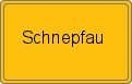 Ortsschild von Schnepfau