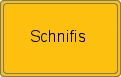 Ortsschild von Schnifis