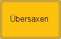 Ortsschild von Übersaxen