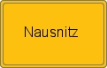 Ortsschild von Nausnitz