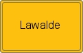 Ortsschild von Lawalde