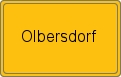 Ortsschild von Olbersdorf