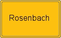 Ortsschild von Rosenbach