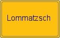 Ortsschild von Lommatzsch