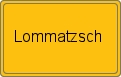 Ortsschild von Lommatzsch