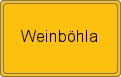 Ortsschild von Weinböhla