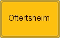 Ortsschild von Oftertsheim