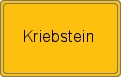 Ortsschild von Kriebstein