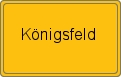 Ortsschild von Königsfeld