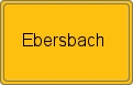 Ortsschild von Ebersbach
