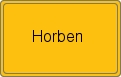 Ortsschild von Horben