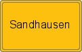 Ortsschild von Sandhausen