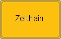 Ortsschild von Zeithain