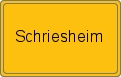 Ortsschild von Schriesheim