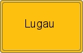 Ortsschild von Lugau