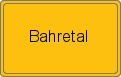 Ortsschild von Bahretal