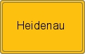 Ortsschild von Heidenau