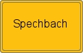 Ortsschild von Spechbach