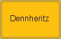 Ortsschild von Dennheritz