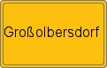 Ortsschild von Großolbersdorf