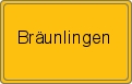 Ortsschild von Bräunlingen