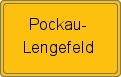 Ortsschild von Pockau-Lengefeld