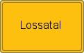 Ortsschild von Lossatal